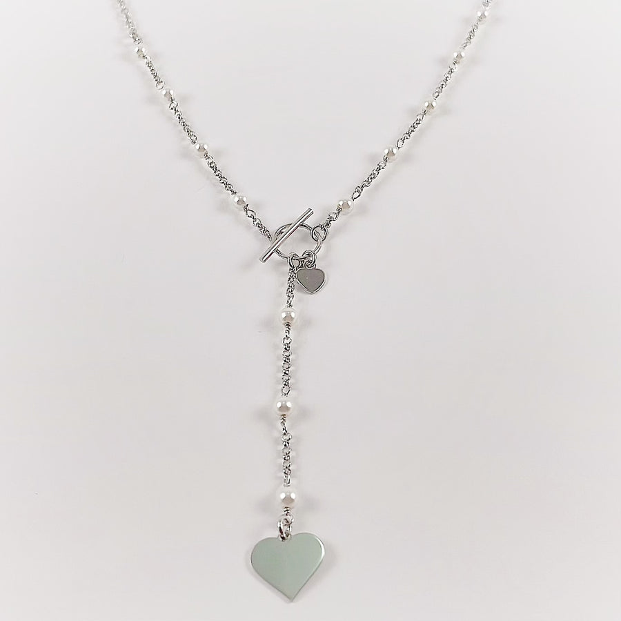 Pearls & Hearts Necklace