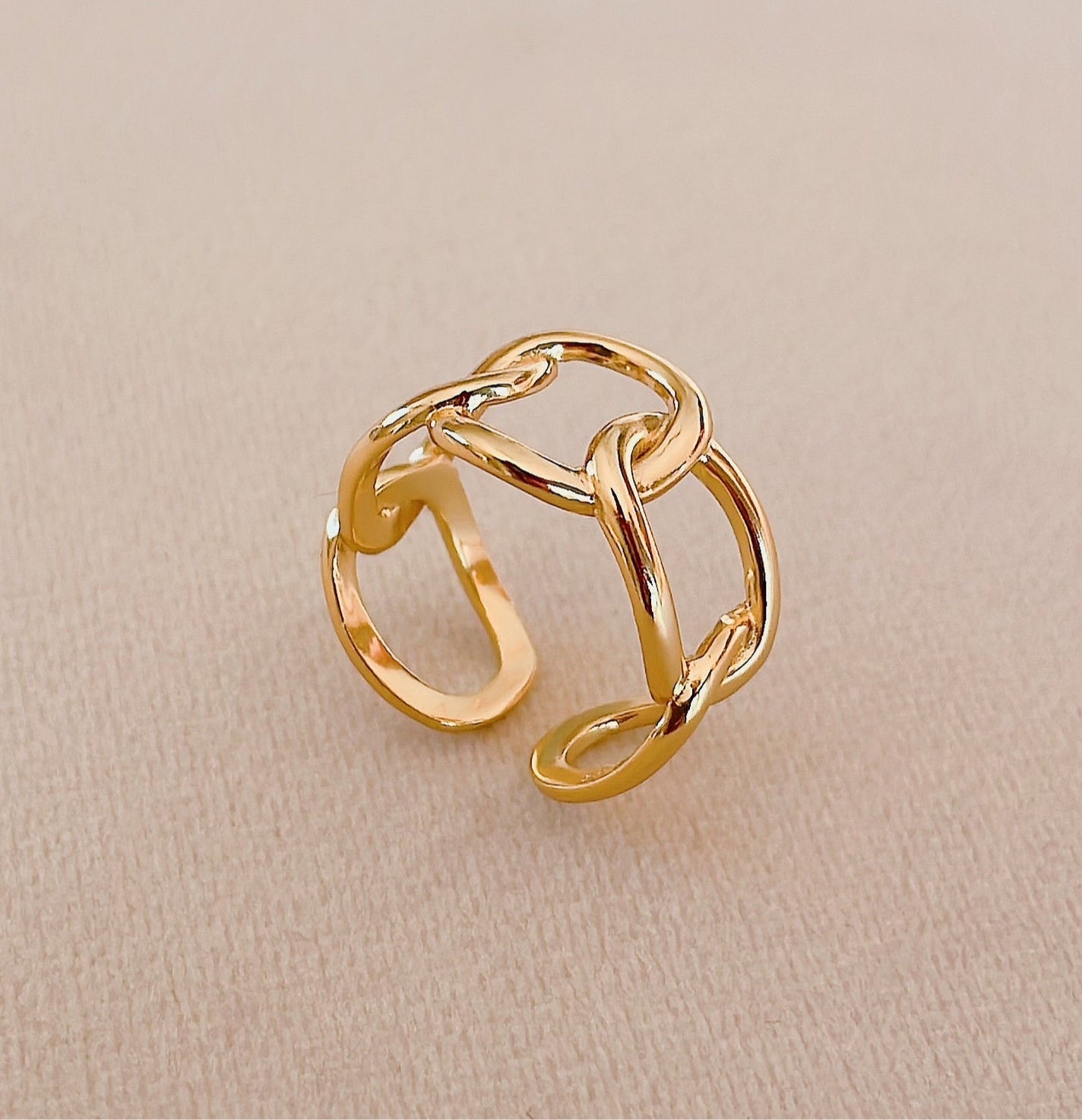 Chain Ring – Black Swan Jewels