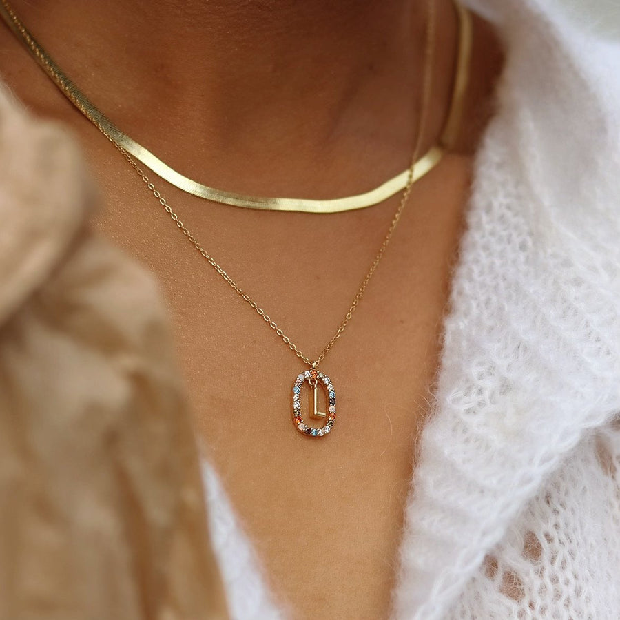 Letter I Necklace