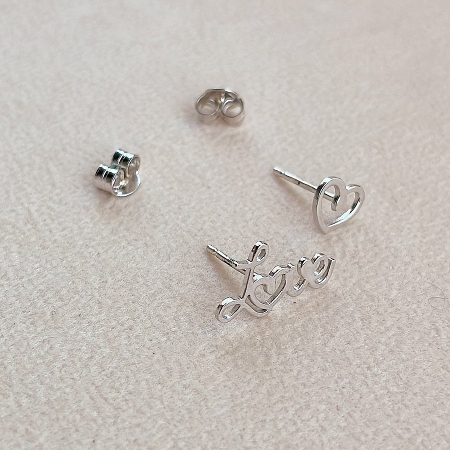 Love & Heart Earrings